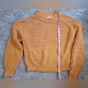 Elegant Tan Knit Sweater
